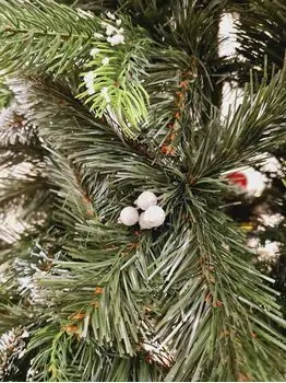 Diamond Christmas Tree PVC+PE 220 CM - საახალწლო ნაძვის ხე შერეული სილიკონის წიწვებით, 2 image