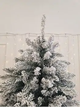 Snow-Covered Christmas Tree საახალწლო ნაძვის ხე დათოვლილი ტოტებით 210 სმ, 2 image