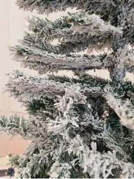 Snow-Covered Christmas Tree PVC 210 CM - დათოვლილი ნაძვის ხე, 3 image
