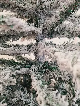 Snow-Covered Christmas Tree PVC 210 CM - დათოვლილი ნაძვის ხე, 6 image