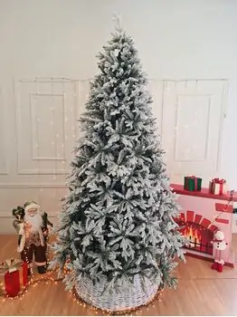 Christmas Tree PE+PVC 270 CM Snow-Covered  - დათოვლილი ნაძვის ხე შერეული სილიკონის წიწვებით, 3 image