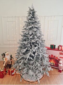 Viennese Snow-Covered Christmas Tree PE 250 CM  დათოვლილი ნაძვის ხე 100% სილიკონი, 3 image