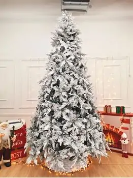 Snow-Covered Christmas Tree საახალწლო ნაძვის ხე დათოვლილი ტოტებით 300 სმ