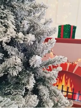 Snow-Covered Christmas Tree საახალწლო ნაძვის ხე დათოვლილი ტოტებით 180 სმ, 5 image