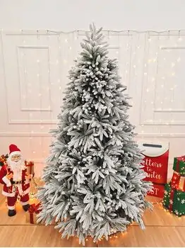 Snowberry Christmas Tree PE 210 CM Snow-Covered დათოვლილი ნაძვის ხე 100 % სილიკონი, 6 image