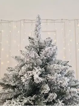 Snow-Covered Christmas Tree საახალწლო ნაძვის ხე დათოვლილი ტოტებით 180 სმ, 2 image