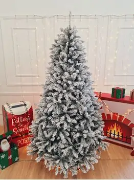 Snow-Covered Christmas Tree საახალწლო ნაძვის ხე დათოვლილი ტოტებით 210 სმ, 4 image