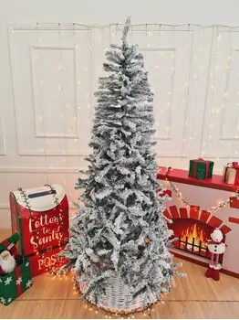 Snow-Covered Christmas Tree PVC 210 CM - დათოვლილი ნაძვის ხე, 4 image