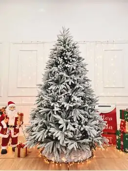 Snowberry Christmas Tree PE 210 CM Snow-Covered დათოვლილი ნაძვის ხე 100 % სილიკონი, 7 image