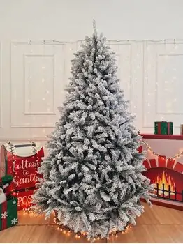 Snow-Covered Christmas Tree საახალწლო ნაძვის ხე დათოვლილი ტოტებით 210 სმ