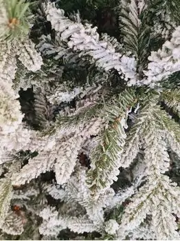 Christmas Tree PE+PVC 270 CM Snow-Covered  - დათოვლილი ნაძვის ხე შერეული სილიკონის წიწვებით, 7 image