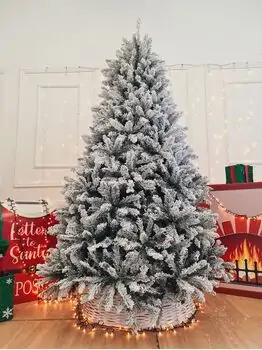 Snow-Covered Christmas Tree საახალწლო ნაძვის ხე დათოვლილი ტოტებით 210 სმ, 7 image