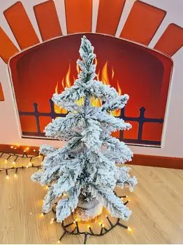 Snow-Covered Mini Christmas Tree საახალწლო ნაძვის ხე 45CM (OT2321)