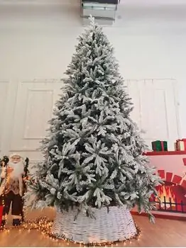 Christmas Tree PE+PVC 270 CM Snow-Covered  - დათოვლილი ნაძვის ხე შერეული სილიკონის წიწვებით, 6 image