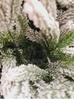 Snow-Covered Christmas Tree PE 240 CM - დათოვლილი ნაძვის ხე 100 % სილიკონი, 5 image