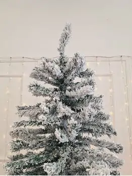 Snow-Covered Christmas Tree PVC 210 CM - დათოვლილი ნაძვის ხე, 2 image