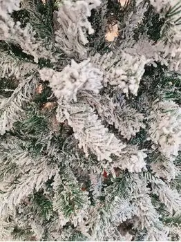 Snow-Covered Christmas Tree PVC 210 CM - დათოვლილი ნაძვის ხე, 5 image