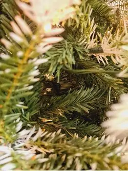 Christmas Tree With Lights 240 CM  PVC + PE  საახალწლო ნაძვის ხე შერეული სილიკონის წიწვებით და განათებით, 3 image