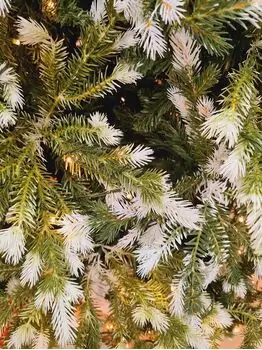 Christmas Tree With Lights 240 CM  PVC + PE  საახალწლო ნაძვის ხე შერეული სილიკონის წიწვებით და განათებით, 2 image