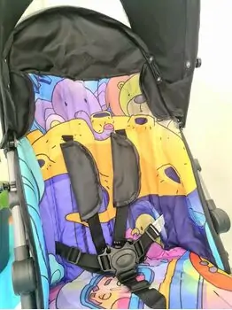 Baby Stroller Adventure Cosmic, Grey, Seaworld - მსუბუქი სასეირნო ეტლი, 7 image