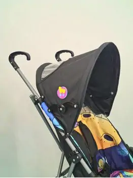 Baby Stroller Adventure Cosmic, Grey, Seaworld - მსუბუქი სასეირნო ეტლი, 6 image