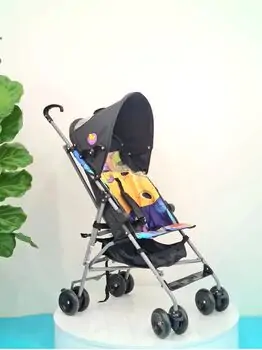 Baby Stroller Adventure Cosmic, Grey, Seaworld - მსუბუქი სასეირნო ეტლი, 4 image