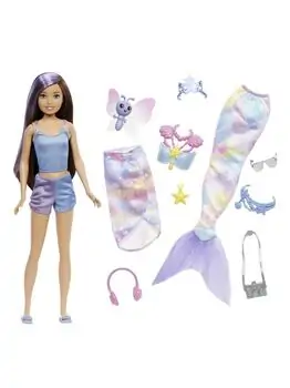 Barbie Sparkling Mermaid Doll With Accessories MTL-HHG55  ბარბის ქალთევზა თოჯინა აქსესუარებით