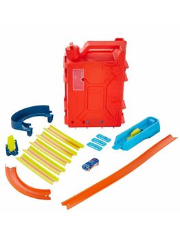 Hot Wheels Track Builder Unlimited Fuel Can Stunt Box - საბავშვო სათამაშო ტრასა, 6 image