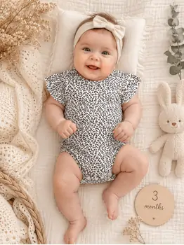 Tiger Print Bodysuit - ჩვილის ბოდე, 2 image
