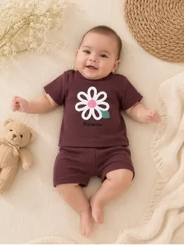 Flower 2 In 1 Set Burgundy - საბავშვო ორეული, 2 image