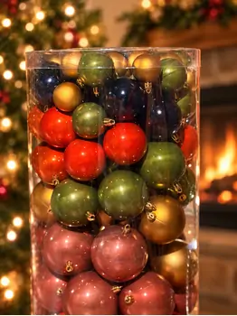 Festive Jewel Bauble Set - ნაძვის ხის სათამაშოების ნაკრები, 2 image