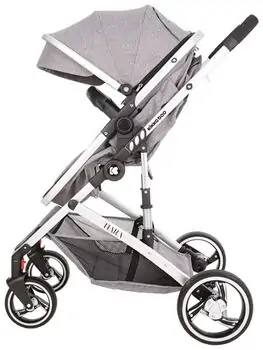 KikkaBoo Tiara 3in1 Grey ახალშობილის ეტლის კომპლექტი, 3 image