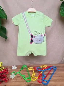 Bobix Romper  Little Kitten Green ჩვილის რომპერი