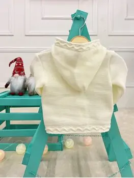 Baby Knitted Jacket White - საბავშვო მოსაცმელი, 2 image
