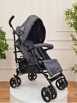 Baby Stroller Easy Walk Dark Grey მსუბუქი სასეირნო ეტლი, 5 image