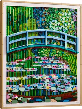 Lego Art 31220 Claude Monet – Bridge over a Pond of Water Lilies, 15 image