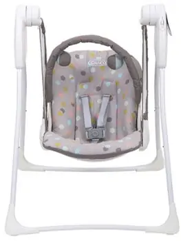 Graco BABY DELIGHT CONFETTI GREY ახალშობილის ელექტრო შეზლონგი