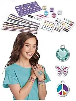 Cra-Z-Art Sparkling Glitter Tattoos & Nails საბავშვო აქსესუარების ნაკრები, 3 image