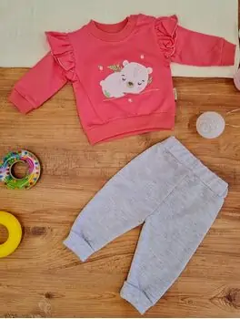 Sleepy Bear 2 In 1 Set საბავშვო ტანსაცმლის ნაკრები