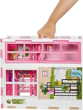 Barbie Dollhouse Playset Doll & House with  - ბარბის სათამაშო სახლი, 5 image