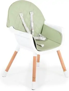 Moni Wooden High Chair Gelato 2 in 1 Mint საკვები სკამ-მაგიდა, 4 image