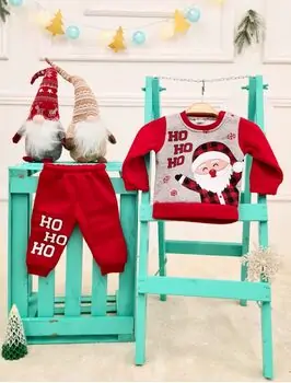 Ho! Ho! Ho! Santa Claus 2 In 1 Set Grey - საბავშვო ტანსაცმლის ნაკრები