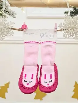 Baby Socks Cute Rabbit Pink - საბავშვო წინდები