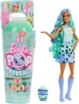 Barbie Pop Reveal Bubble Tea Series Fashion Doll - ბარბის სათამაშო თოჯინა
