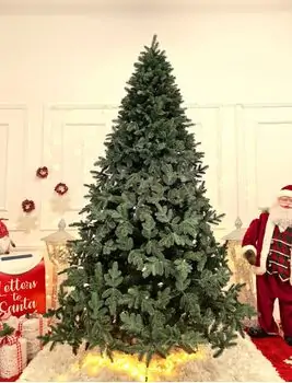 Canadian Christmas Tree Green PVC + PE 250 CM ნაძვის ხე შერეული სილიკონის წიწვებით