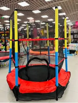 Metal & Plastic Trampoline 140cm LBC55 Red - ბატუტი