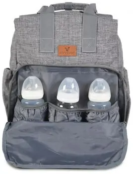 Cangaroo-ს დედის ჩანთა Backpack Lydia Dark Grey, 3 image