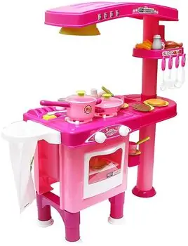 SUPER KITCHEN SET PINK ფუნქციური საბავშვო სამზარეულო, 8 image