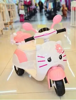 Moped  Hello Kitty Pink  საბავშვო ელექტრო მოპედი
