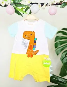 Little Dino Jumpsuit ჩვილის საზაფხულო რომპერი